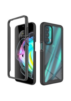 Husa pentru Motorola Edge 20 + Folie - Techsuit Defense360 Pro - Black