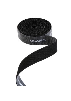 Organizator Cabluri Universal Velcro 2m - USAMS (US-ZB060) - Black