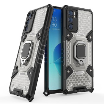 Husa pentru Oppo Reno6 5G - Techsuit Honeycomb Armor - Black