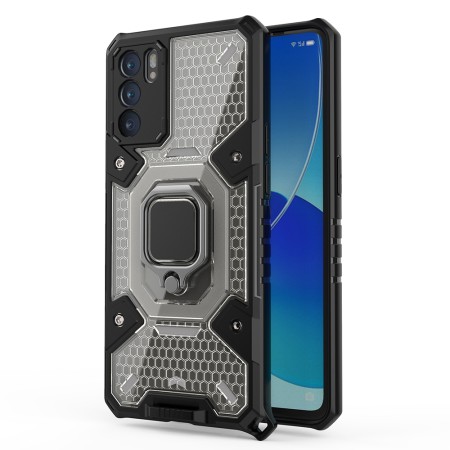 Husa pentru Oppo Reno6 5G - Techsuit Honeycomb Armor - Black