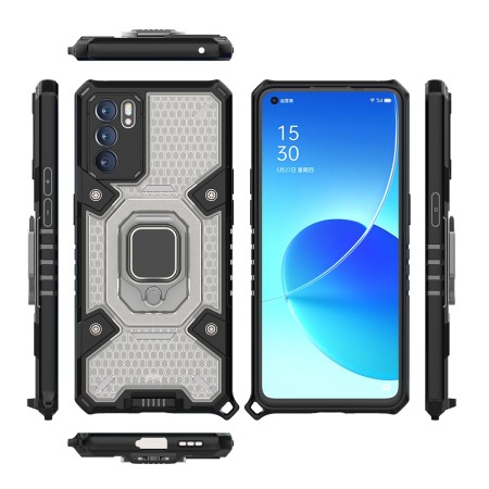 Husa pentru Oppo Reno6 5G - Techsuit Honeycomb Armor - Black