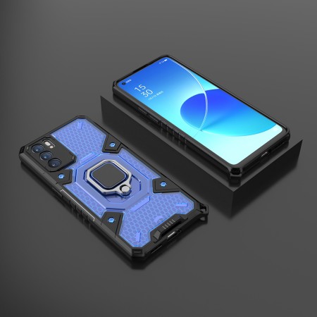 Husa pentru Oppo Reno6 5G - Techsuit Honeycomb Armor - Blue