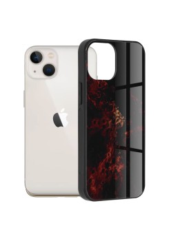 Husa pentru iPhone 13 mini - Techsuit Glaze Series - Red Nebula