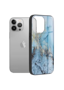 Husa pentru iPhone 13 Pro - Techsuit Glaze Series - Blue Ocean