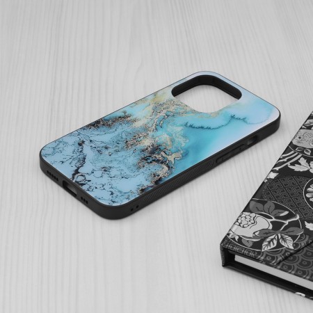 Husa pentru iPhone 13 Pro - Techsuit Glaze Series - Blue Ocean