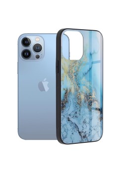 Husa pentru iPhone 13 Pro Max - Techsuit Glaze Series - Blue Ocean