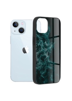 Husa pentru iPhone 13 - Techsuit Glaze Series - Blue Nebula