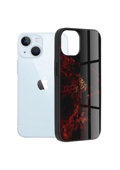 Husa pentru iPhone 13 - Techsuit Glaze Series - Red Nebula