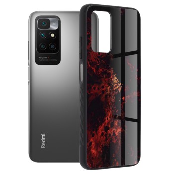 Husa pentru Xiaomi Redmi 10 / Redmi 10 2022 - Techsuit Glaze Series - Red Nebula