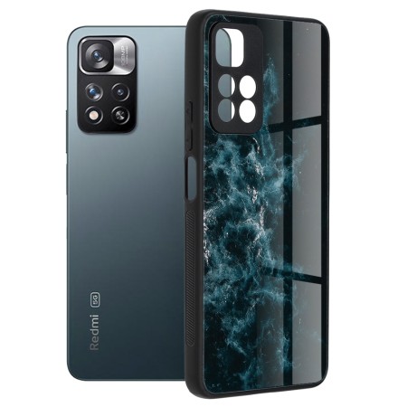 Husa pentru Xiaomi Redmi Note 11 Pro+ 5G - Techsuit Glaze Series - Blue Nebula