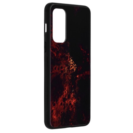 Husa pentru OnePlus Nord 2 5G - Techsuit Glaze Series - Red Nebula