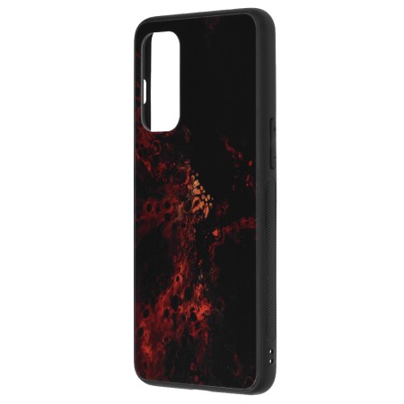 Husa pentru OnePlus Nord 2 5G - Techsuit Glaze Series - Red Nebula