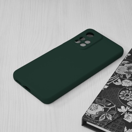 Husa pentru Xiaomi Redmi Note 11 Pro+ 5G - Techsuit Soft Edge Silicone - Dark Green