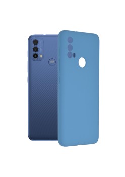 Husa pentru Motorola Moto E40 / Moto E30 - Techsuit Soft Edge Silicone - Denim Blue