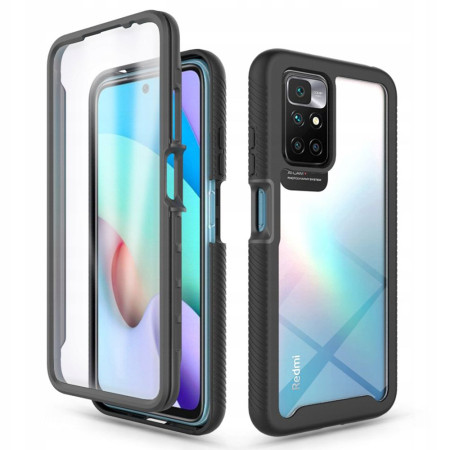 Husa 360 DefencePro compatibila Xiaomi Redmi 10 / Redmi 10 2022, Black