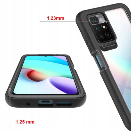 Husa 360 DefencePro compatibila Xiaomi Redmi 10 / Redmi 10 2022, Black