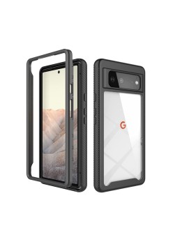Husa pentru Google Pixel 6 + Folie - Techsuit Defense360 Pro - Black