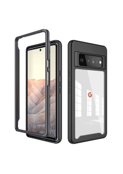 Husa pentru Google Pixel 6 Pro + Folie - Techsuit Defense360 Pro - Black