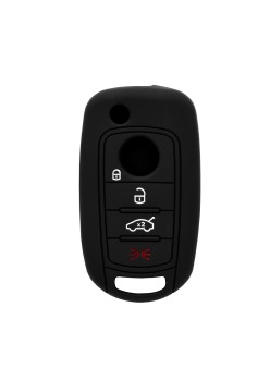 Husa pentru cheie Fiat 500L, 500X - Techsuit Car Key Case (1006.06) - Black