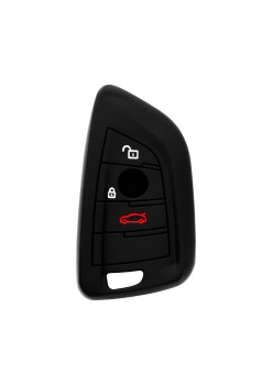 Husa pentru cheie BMW Seria 2, 4, 8 Grand Coupe - Techsuit Car Key Case (1004.08) - Black