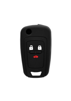 Husa pentru cheie Chevrolet Aveo, Cruze, Spark - Techsuit Car Key Case (1013.01) - Black