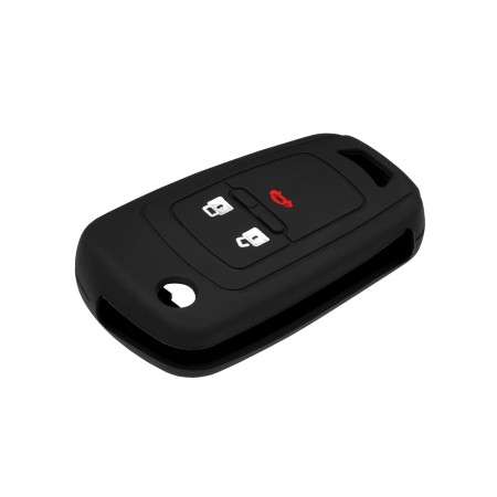 Husa pentru cheie Chevrolet Aveo, Cruze, Spark - Techsuit Car Key Case (1013.01) - Black
