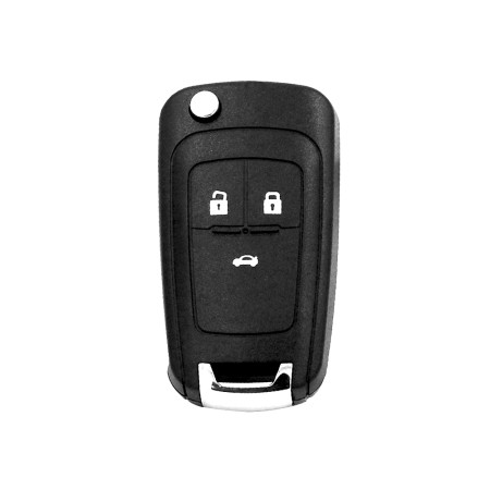Husa pentru cheie Chevrolet Aveo, Cruze, Spark - Techsuit Car Key Case (1013.01) - Black