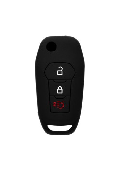 Husa pentru cheie Ford F-150, Figo, F-250, Ranger, F-350 - Techsuit Car Key Case (1011.07) - Black