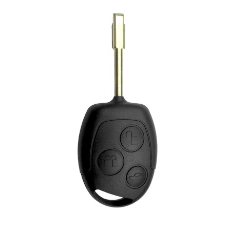 Husa pentru cheie Ford Fiesta, Figo, Fusion, Mondeo - Techsuit Car Key Case (1011.08) - Black