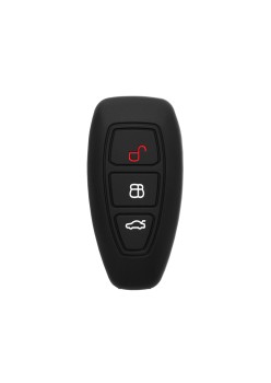 Husa pentru cheie Ford Fiesta, Focus, Galaxy, Kuga - Techsuit Car Key Case (1011.02) - Black