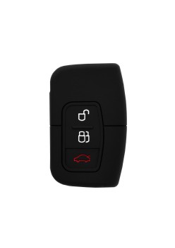 Husa pentru cheie Ford Kuga, Focus, S-Max - Techsuit Car Key Case (1011.11) - Black