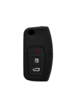 Husa pentru cheie Ford Focus, Mondeo, Fiesta- Techsuit Car Key Case (1011.01) - Black