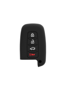 Husa pentru cheie Hyundai Accent, Equus, i30/Kia Optima, Rio, Forte - Techsuit Car Key Case (1007.04) - Black