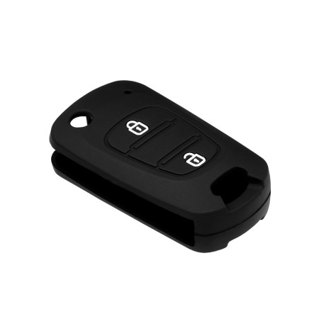 Husa pentru cheie Hyundai Elantra/Kia Picanto - Techsuit Car Key Case (2003.04) - Black
