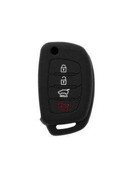 Husa pentru cheie Hyundai Santa Fe, Elantra - Techsuit Car Key Case (3003.03) - Black