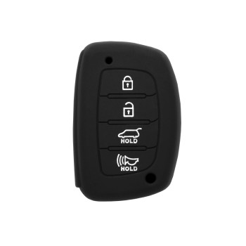 Husa pentru cheie Hyundai Sonata, Elantra - Techsuit Car Key Case (3003.02) - Black