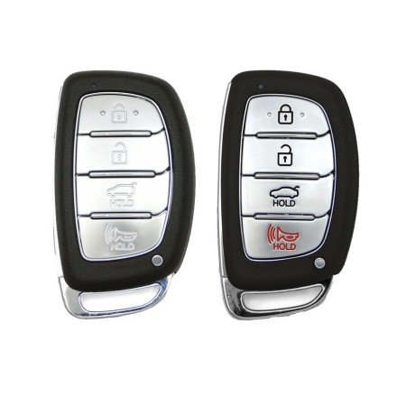 Husa pentru cheie Hyundai Sonata, Elantra - Techsuit Car Key Case (3003.02) - Black