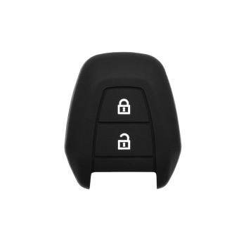 Husa pentru cheie Isuzu MU-7, MU-X, D-MAX, Rodeo - Techsuit Car Key Case (1018.04) - Black
