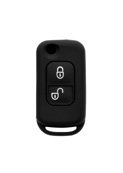 Husa pentru cheie Mercedes-Benz Viano, ML320, A, C, E-Class - Techsuit Car Key Case (1008.04) - Black