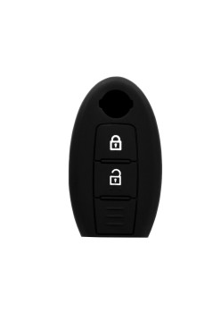 Husa pentru cheie Nissan Pulsar, Leaf, Juke, Micra - Techsuit Car Key Case (1016.08) - Black