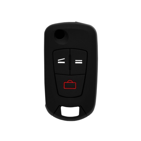 Husa pentru cheie Opel/Vauxhal Zafira, Meriva, Tigra - Techsuit Car Key Case (1005.02) - Black