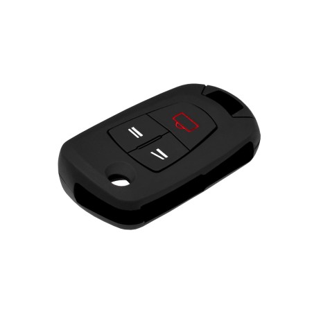 Husa pentru cheie Opel/Vauxhal Zafira, Meriva, Tigra - Techsuit Car Key Case (1005.02) - Black