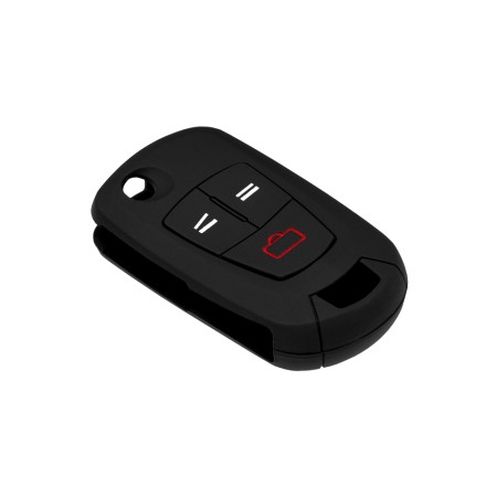 Husa pentru cheie Opel/Vauxhal Zafira, Meriva, Tigra - Techsuit Car Key Case (1005.02) - Black