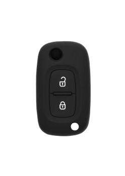 Husa pentru cheie Renault Clio, Kangoo, Master - Techsuit Car Key Case (1010.06) - Black