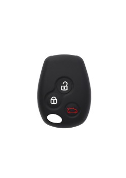 Husa pentru cheie Renault Twingo, Trafic, Kangoo - Techsuit Car Key Case (1010.03) - Black