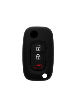 Husa pentru cheie Smart Forfour (2015, 2016, 2017) - Techsuit Car Key Case (1008.05) - Black