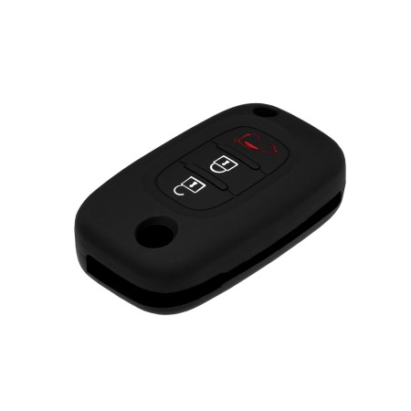 Husa pentru cheie Smart Forfour (2015, 2016, 2017) - Techsuit Car Key Case (1008.05) - Black