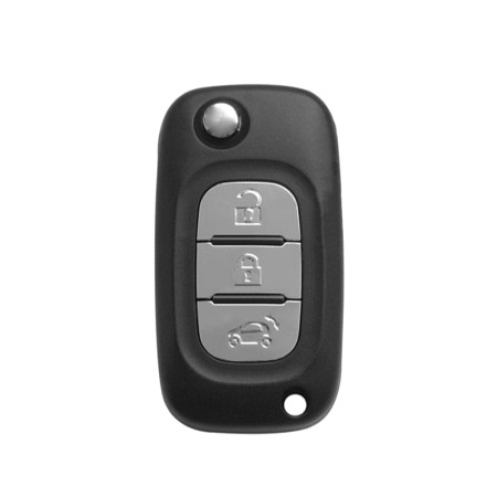 Husa pentru cheie Smart Forfour (2015, 2016, 2017) - Techsuit Car Key Case (1008.05) - Black