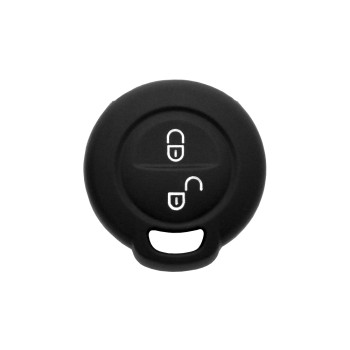 Husa pentru cheie Smart Forfour W454/Mitsubishi Colt, Carisma - Techsuit Car Key Case (1001.11) - Black