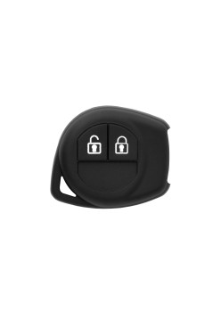 Husa pentru cheie Suzuki Vitara/Opel/Vauxhall Agila/Fiat Sedici/Nissan Pixo - Techsuit Car Key Case (1018.01) - Black